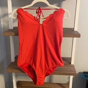 NWT Jessica Simpson Red One Piece